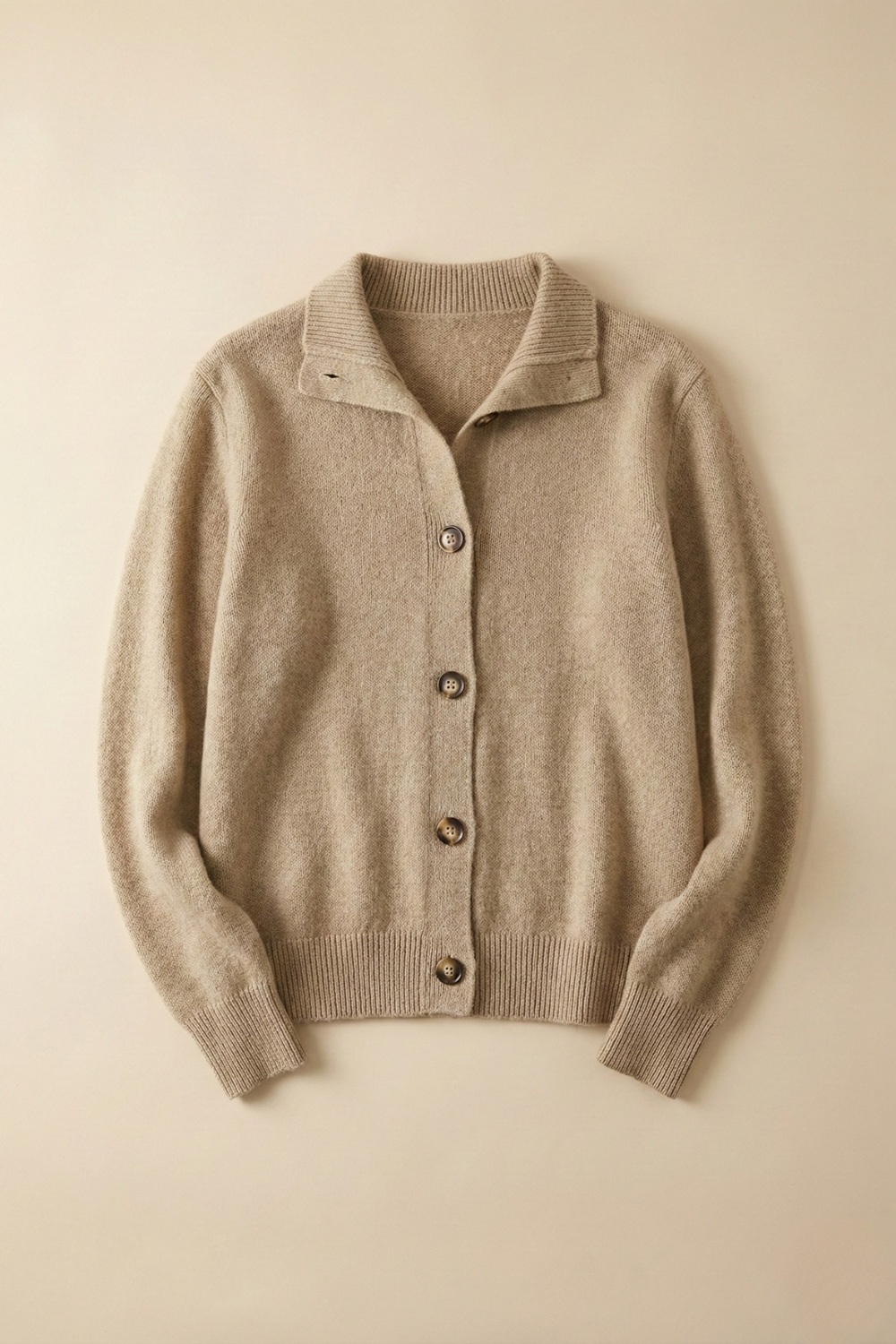 Dagny | Brushed Funnel Collar Button Front Knit Cardigan - View 22
