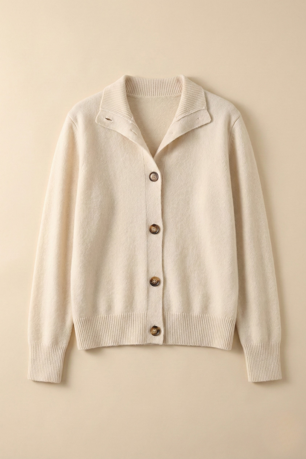 Dagny | Brushed Funnel Collar Button Front Knit Cardigan - View 23