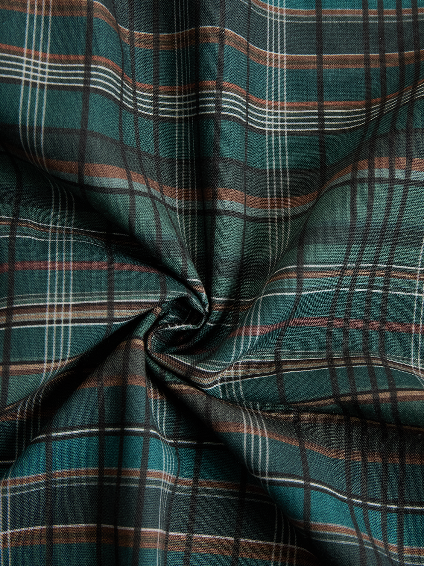 Ffion | Plaid Check Button Front Long Sleeve Maxi Dress - View 9