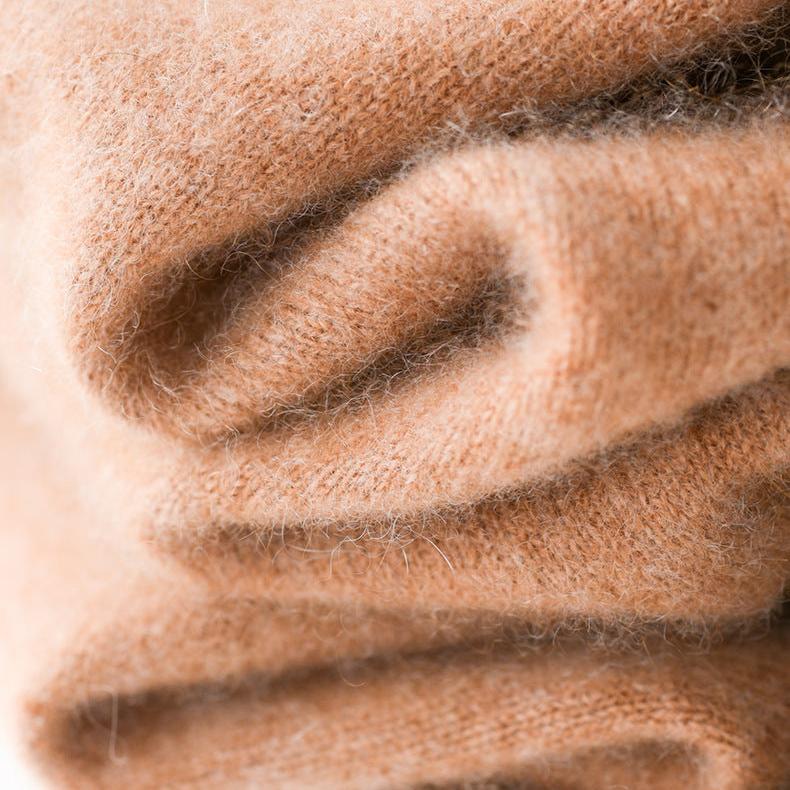 Halle | Brushed Slim Fit Cashmere Turtleneck Sweater - View 39