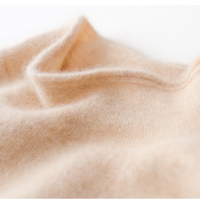Halle | Brushed Slim Fit Cashmere Turtleneck Sweater - View 41