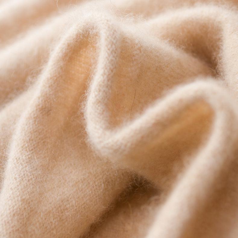 Halle | Brushed Slim Fit Cashmere Turtleneck Sweater - View 42